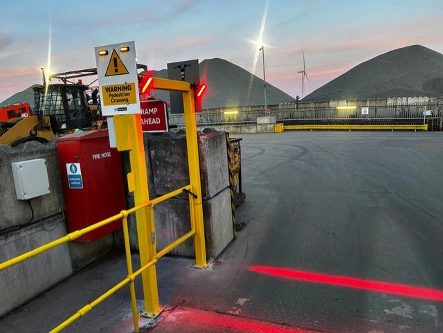 Enva-Tilbury-Smart-Site-Tag-Activated-Gate-Night