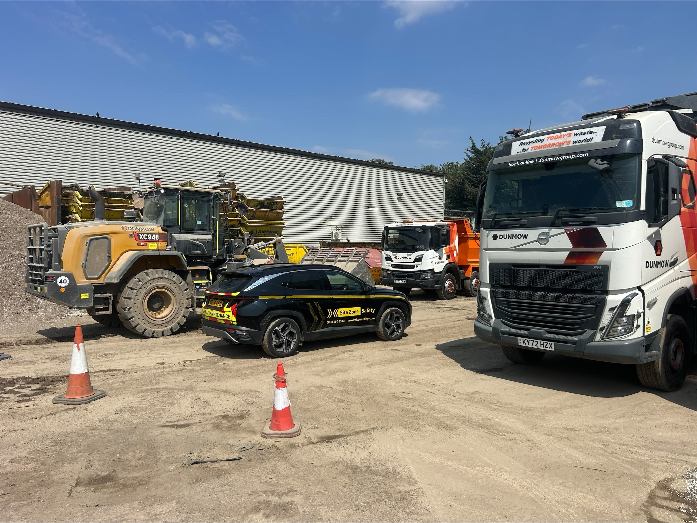 Dunmow chooses SiteZone to strengthen safety around vehicle and pedestrian interactions