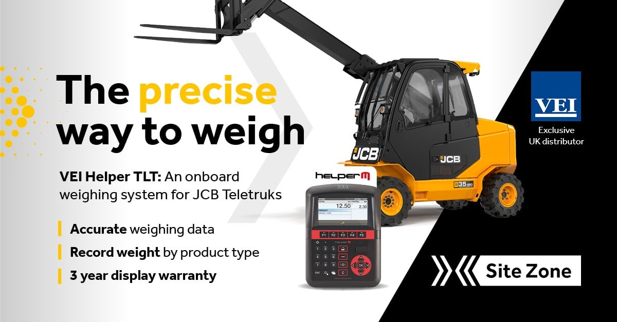 The precise way to weigh on JCB Teletruks